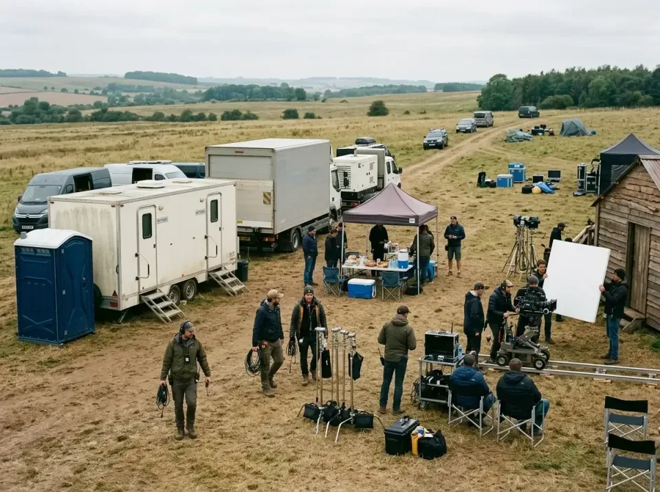 Porta Potty — Film Production Set