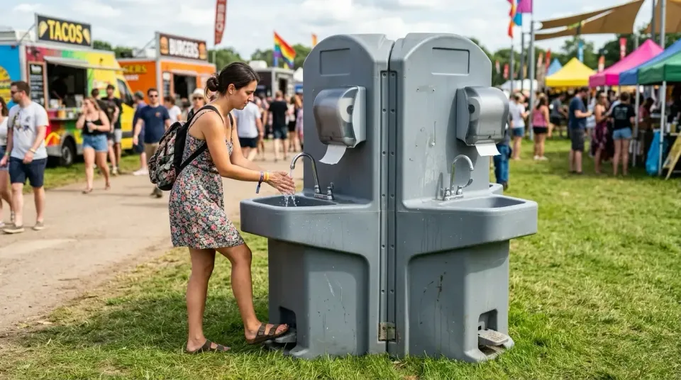 Portable Handwashing Station — Outdoor Event